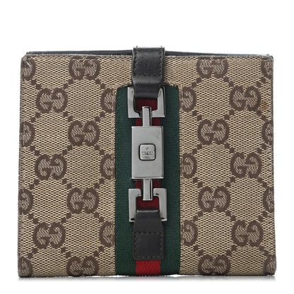 Gucci Monogram Web Wallet Brown 1 of 5