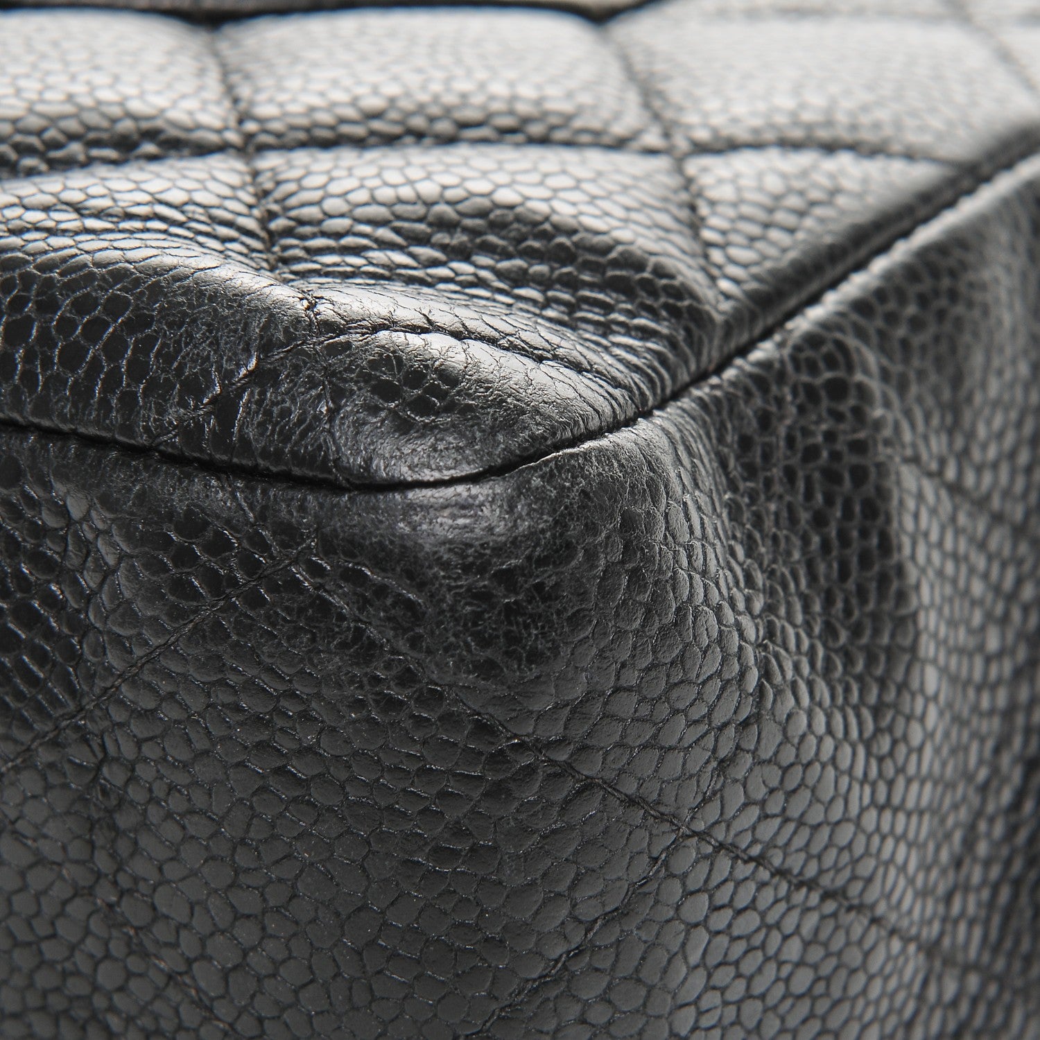 Chanel Caviar Quilted Jumbo Single Flap Black 11 of 11