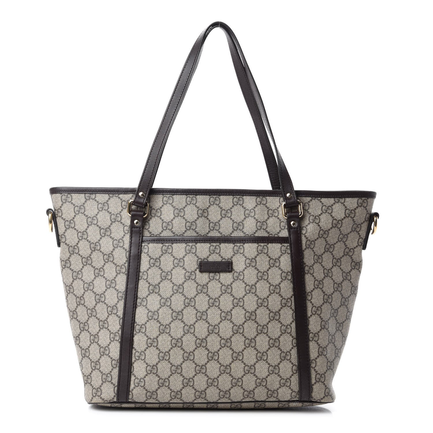 Gucci GG Supreme Monogram Medium Joy Tote Dark Brown 1 of 11
