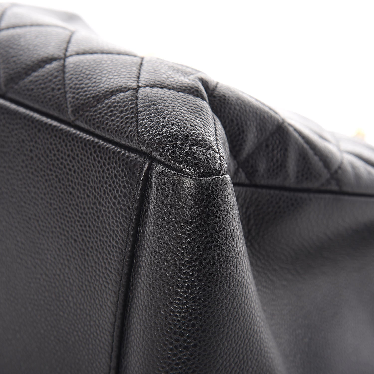 Chanel Caviar Quilted Grand Shopping Tote GST Black 12 of 14