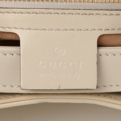 Gucci Boarded Dyana Lux Calfskin Small Jackie 1961 Hobo Mystic White 6 of 11