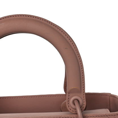 Christian Dior Ultra Matte Calfskin Cannage Medium Lady Dior Beige 14 of 18
