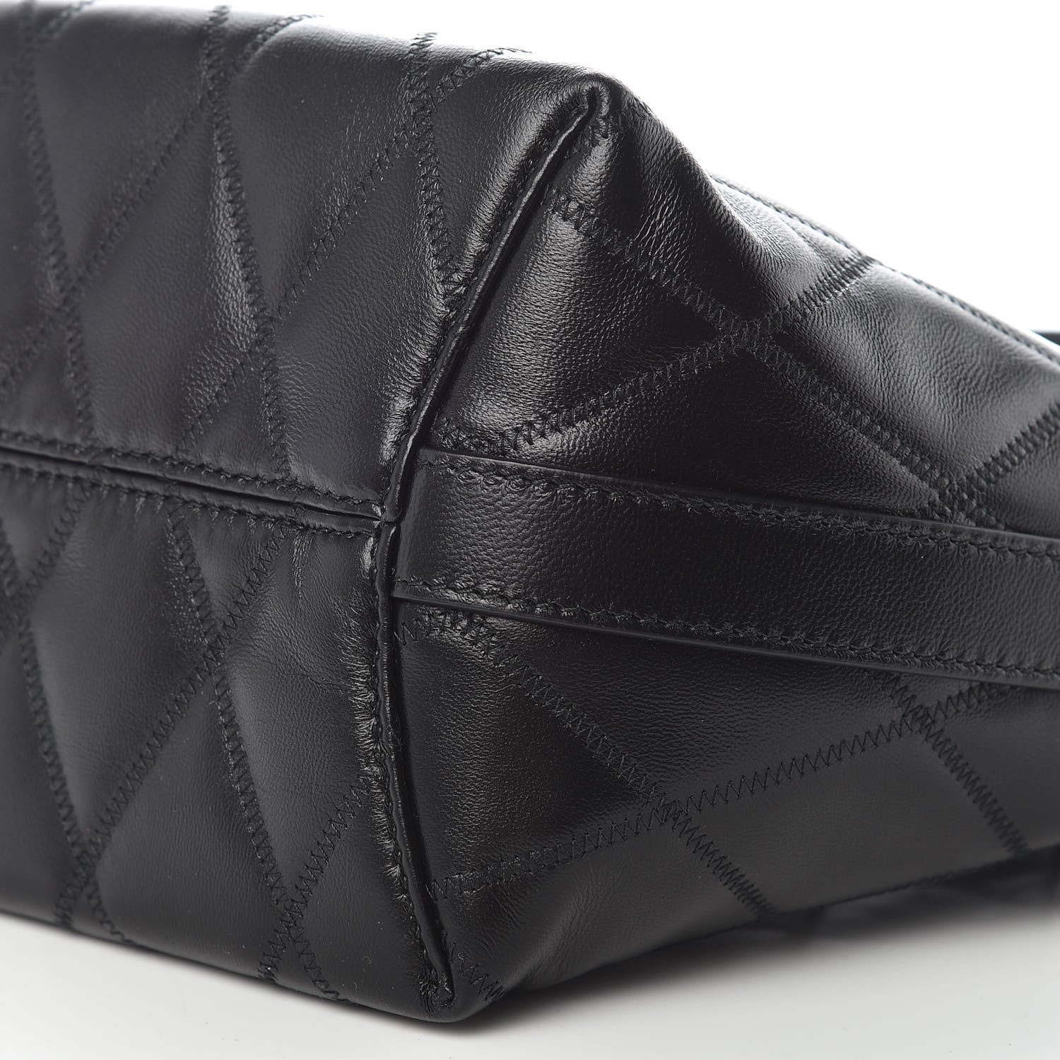 Givenchy Lambskin Quilted Mini GV Bucket Bag Black 6 of 9
