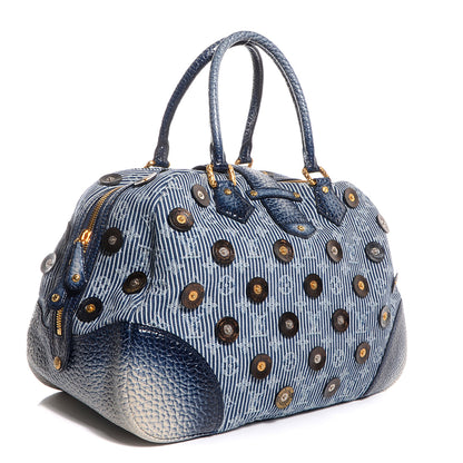 Louis Vuitton Denim Polka Dot Trunks and Bags Bowly 3 of 8