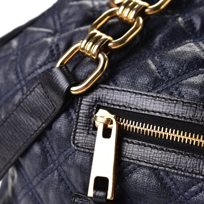 Marc Jacobs Lambskin Quilted Stam Navy 6 of 7