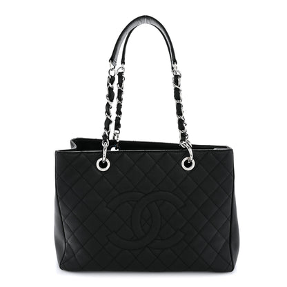 Chanel Caviar Quilted Grand Shopping Tote GST Black 1 of 15