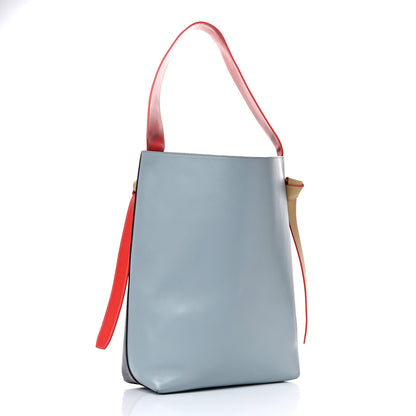 Celine Shiny Smooth Calfskin Small Twisted Cabas Kohl Cloud 4 of 15