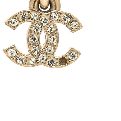 Chanel Crystal Pearl CC No. 5 Perfume Bottle Necklace White Gold 6 of 6