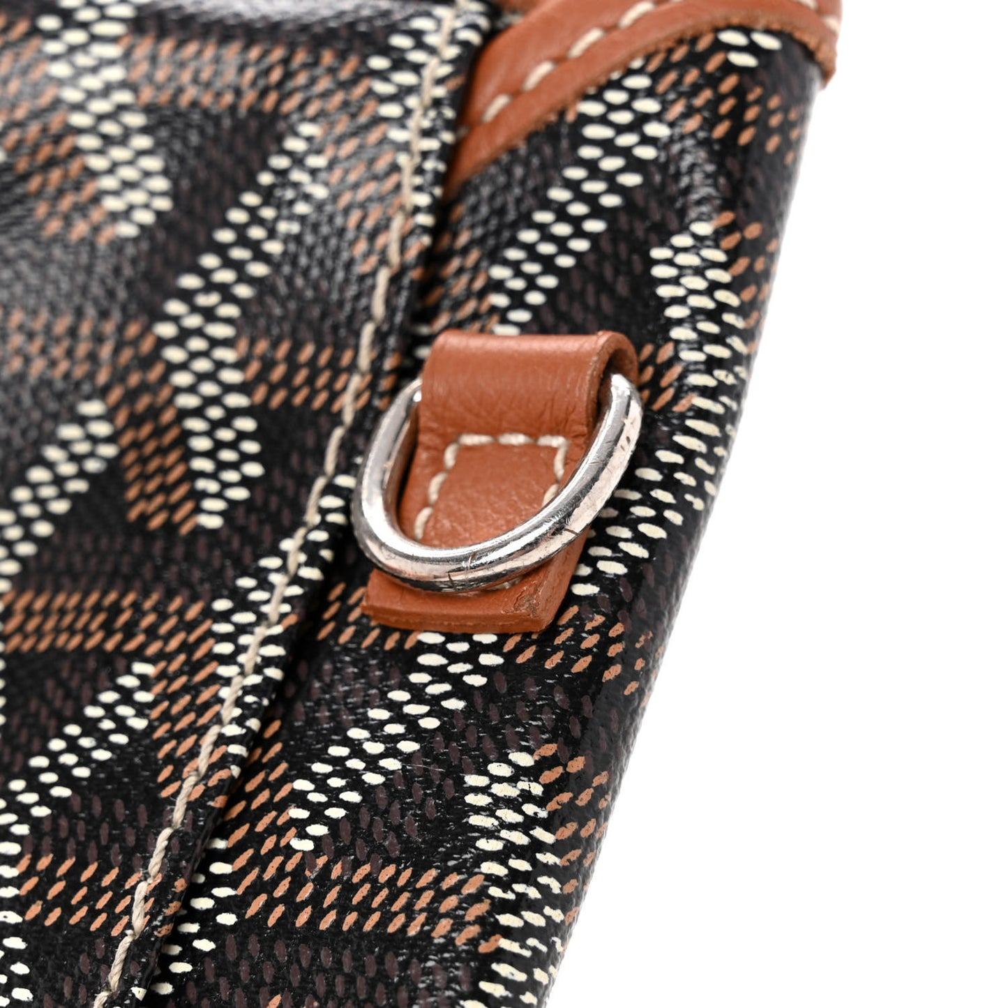 Goyardine Mini Anjou Pouch Black Gold