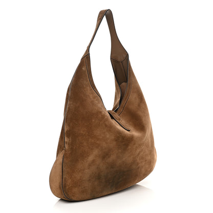 Gucci Suede Cudu Web Large Jackie Hobo Marron Glace 4 of 24
