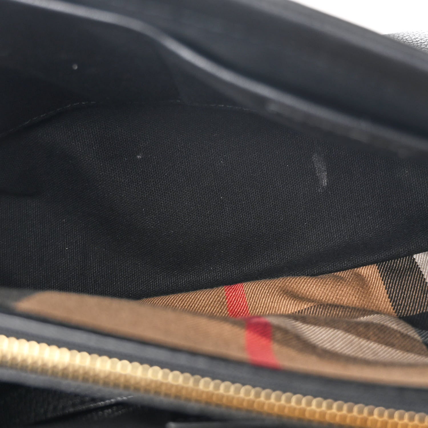 Burberry Derby Calfskin House Check Medium Camberley Black 5 of 12