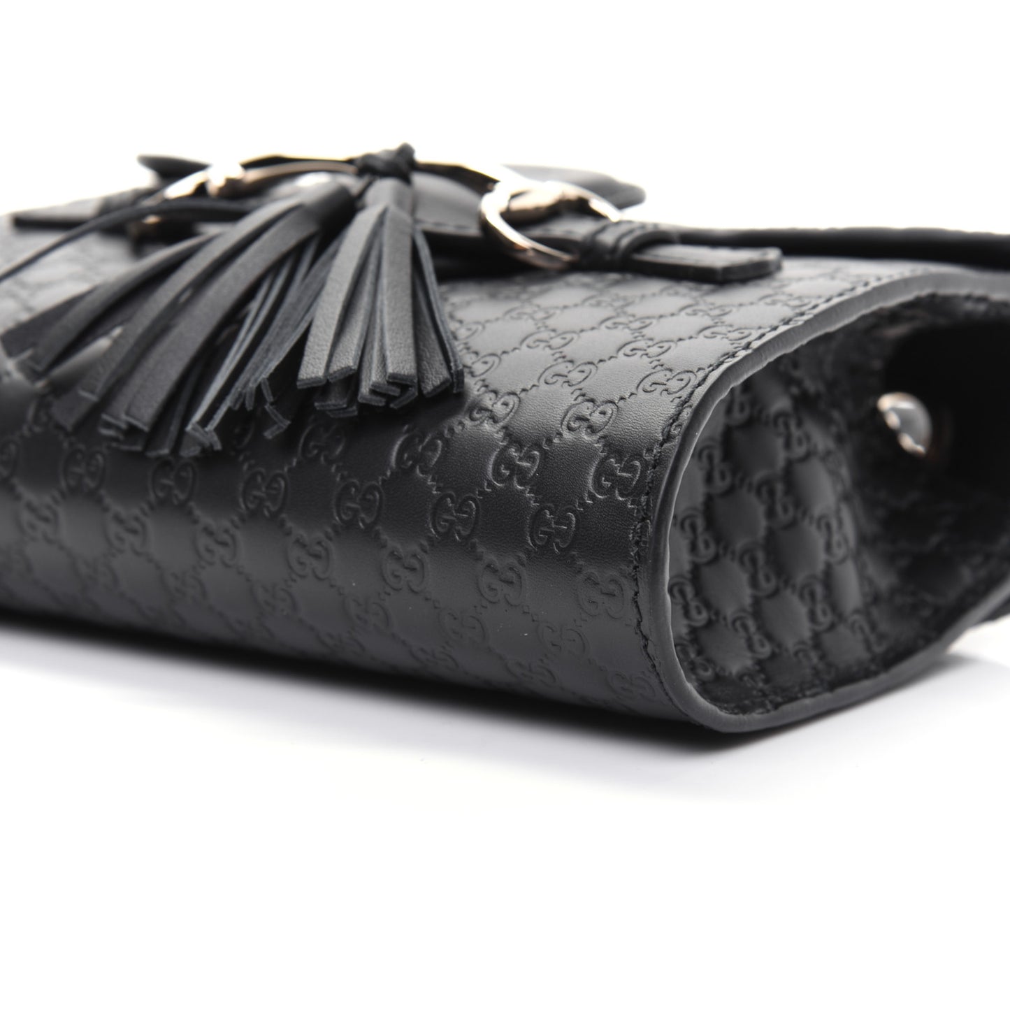 Microguccissima Mini Emily Shoulder Bag Black