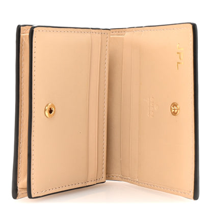 Gucci GG Supreme Monogram Calfskin Horsebit Print Card Case Beige Ebony Light Pink 5 of 8