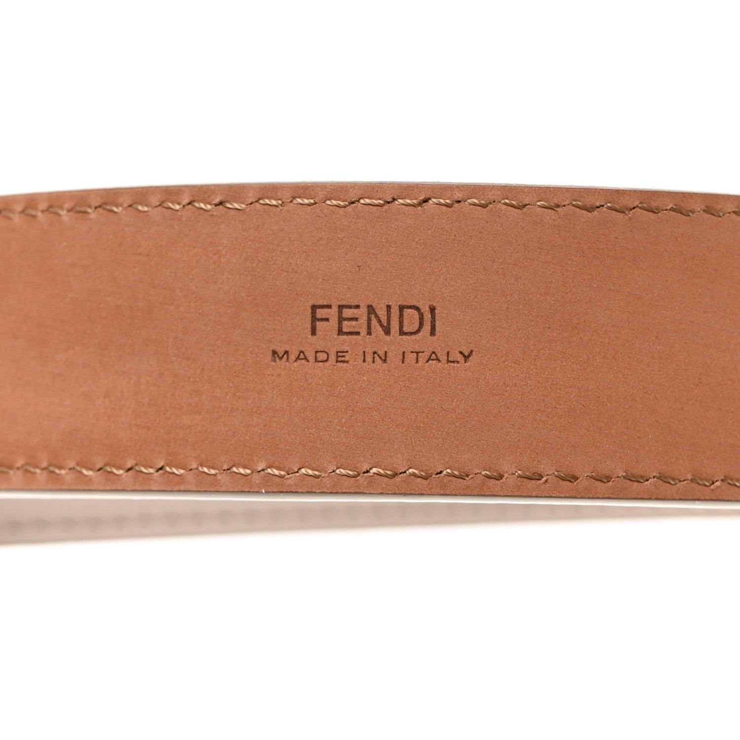 Fendi Vitello Dolce Belt 80 32 Tortora 7 of 7