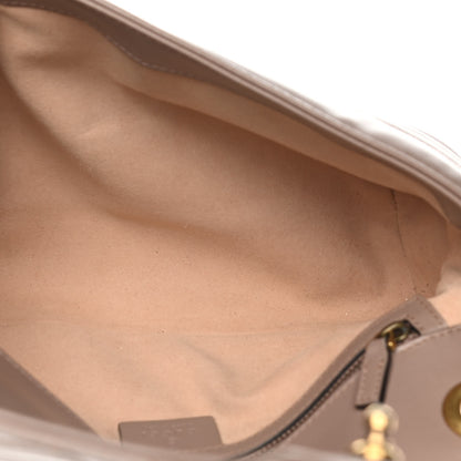 Gucci Calfskin Matelasse Small GG Marmont Shoulder Bag Porcelain Rose 5 of 12