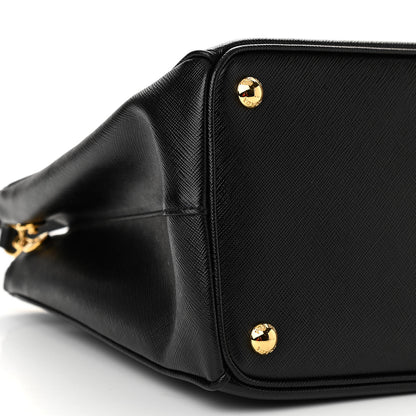 Prada Saffiano Medium Galleria Double Zip Tote Black 7 of 8