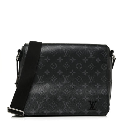 Louis Vuitton Monogram Eclipse District PM Black 1 of 14