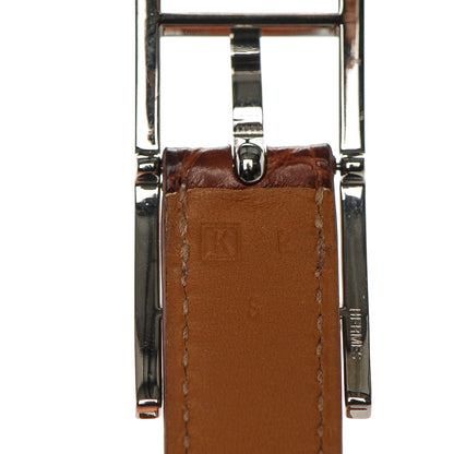 Hermes Matte Alligator Hapi Simple Tour Bracelet S Fauve 6 of 6