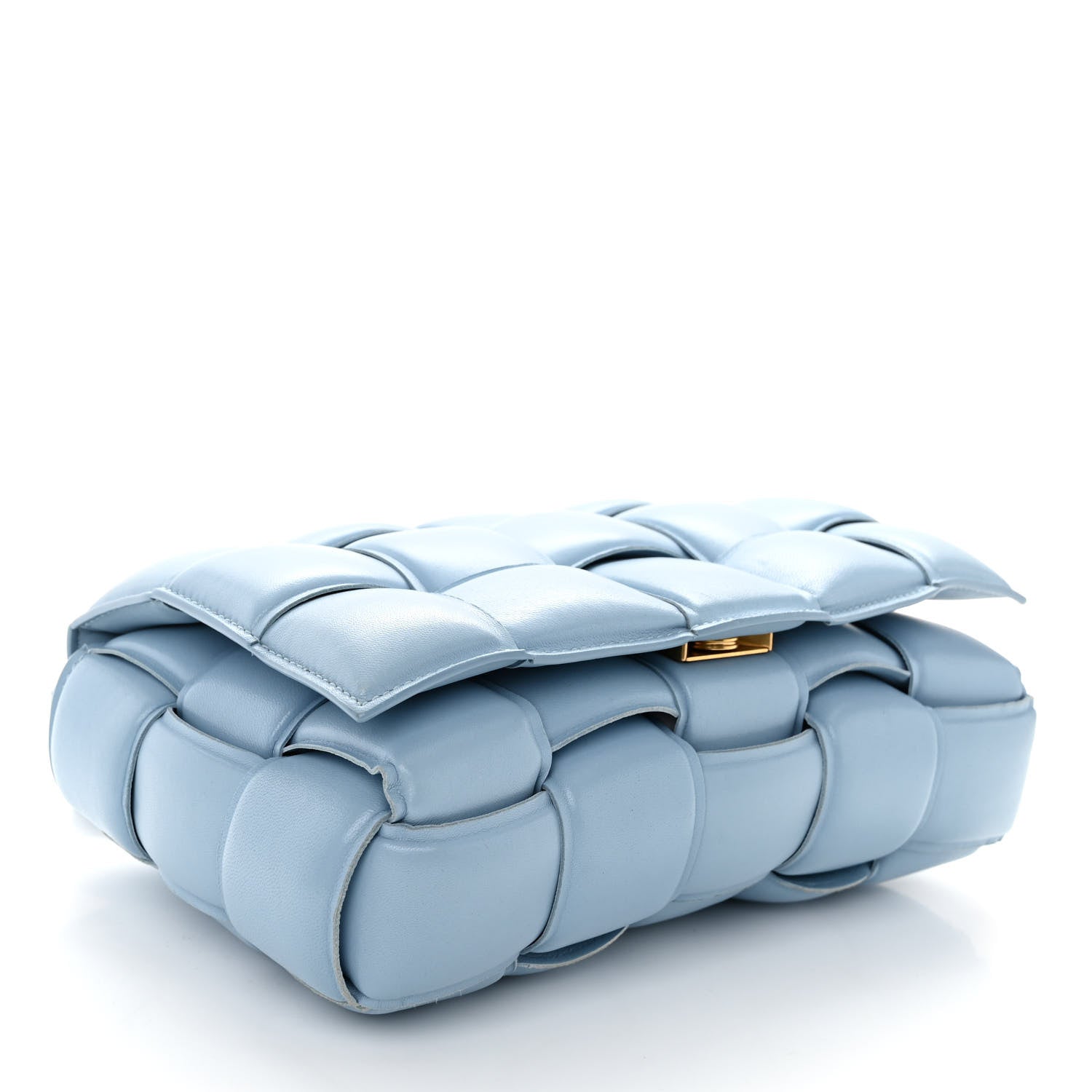 Bottega Veneta Nappa Maxi Intreccio Padded Cassette Crossbody Bag Ice 4 of 9