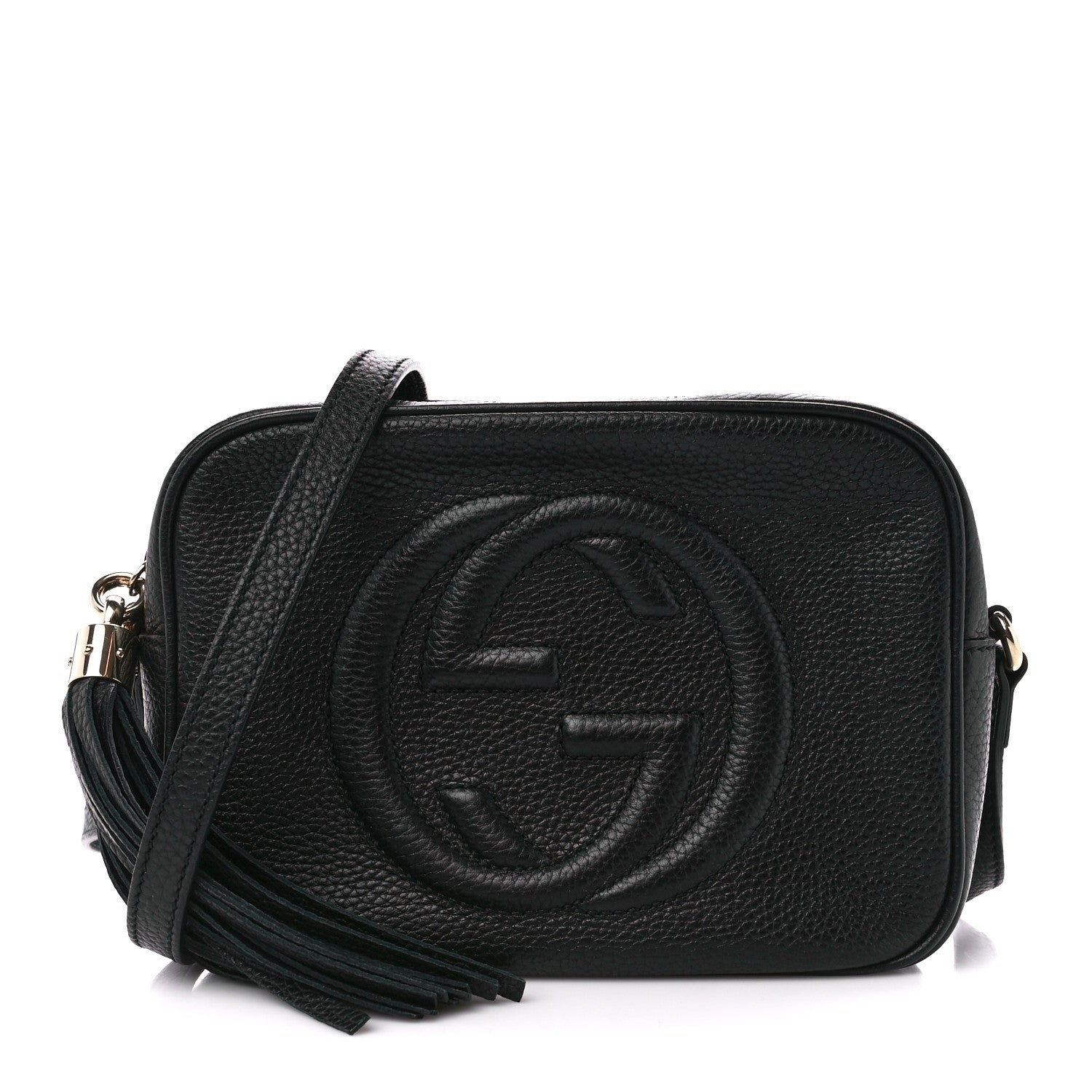 Gucci Pebbled Calfskin Small Soho Disco Bag Black 1 of 11