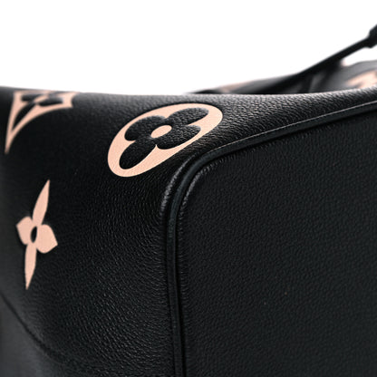 Louis Vuitton Empreinte Monogram Giant Neonoe MM Black Beige 10 of 14