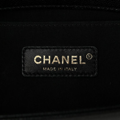 Chanel Caviar Quilted Medium Boy Flap Black 6 of 11