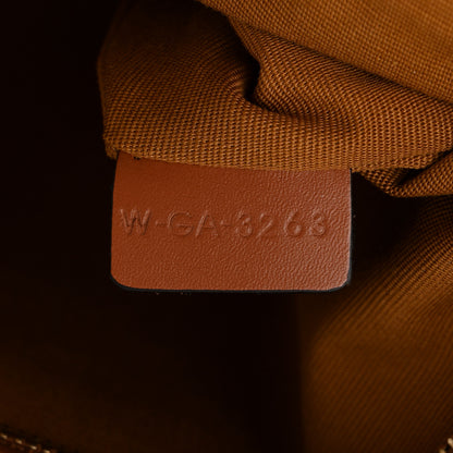 Celine Triomphe Canvas Calfskin Boston Bag Tan 8 of 11