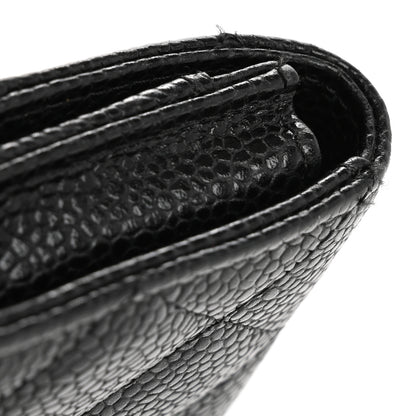 Chanel Caviar Quilted Flap Card Holder Black 10 of 15