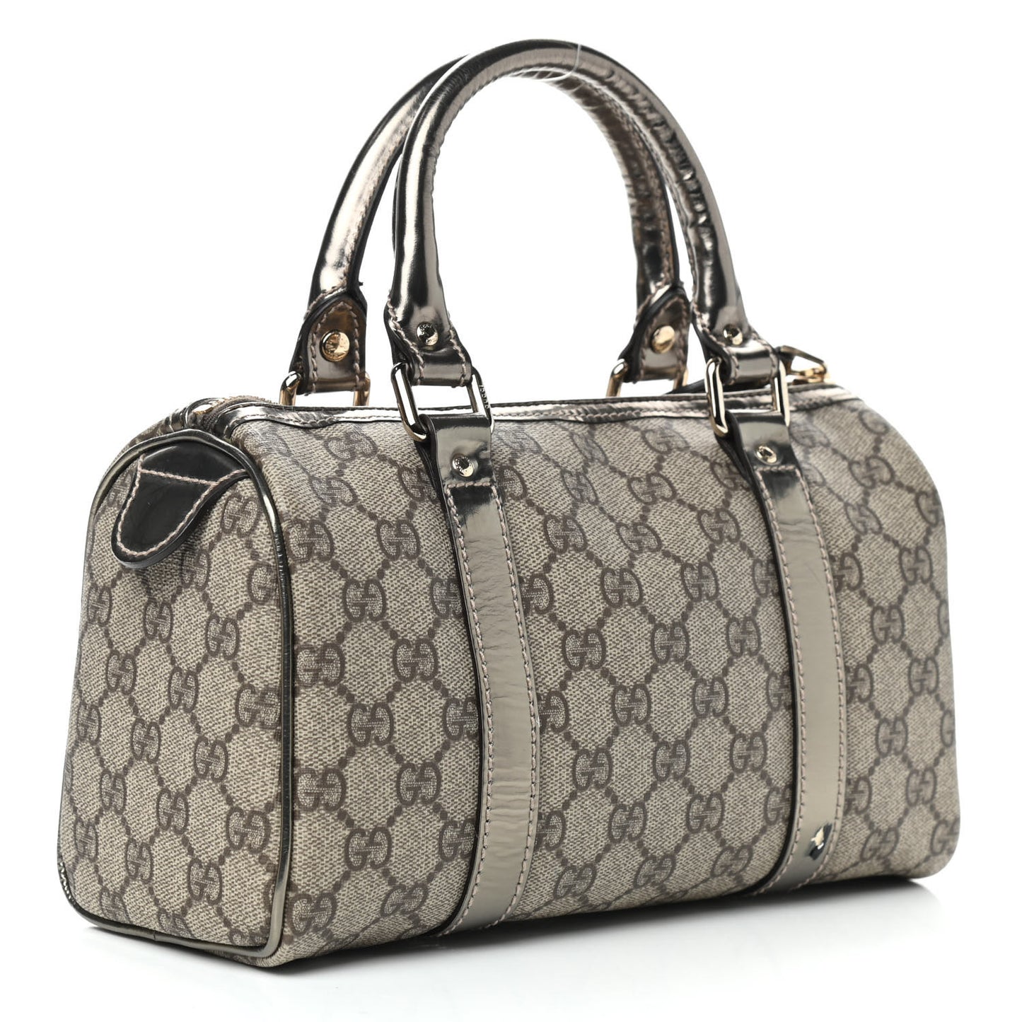 GG Plus Monogram Small Joy Boston Metallic