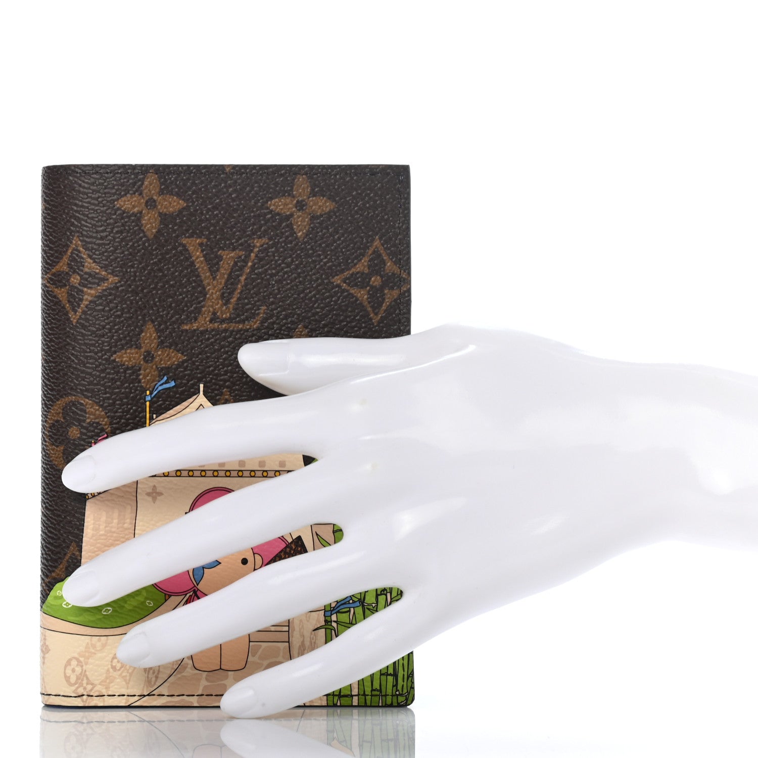 Louis Vuitton Monogram 2021 Christmas Animation China Passport Cover Myosotis Blue 2 of 6