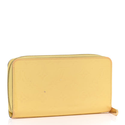 Louis Vuitton Vernis Zippy Wallet Citrine 3 of 12