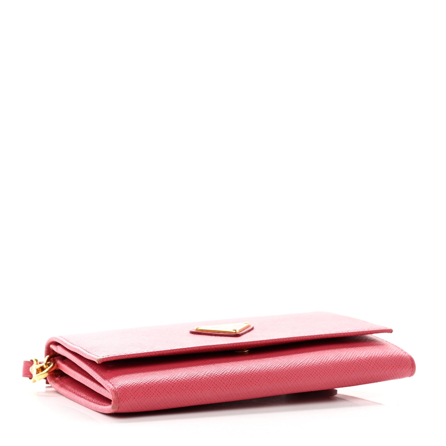 Saffiano Triangle Wristlet Wallet Peonia