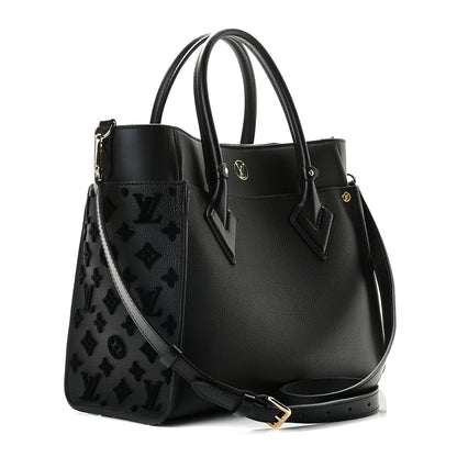 Louis Vuitton Calfskin Monogram Tufting On My Side Black 3 of 10
