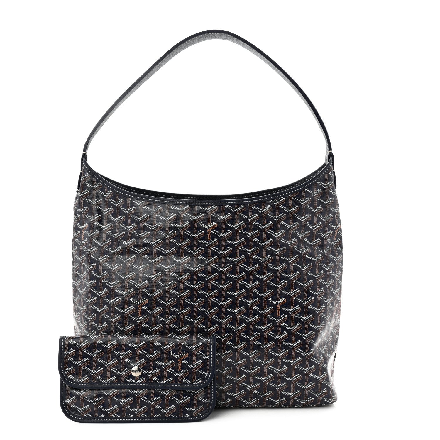 Goyard Goyardine Boheme Hobo Navy Blue 3 of 11