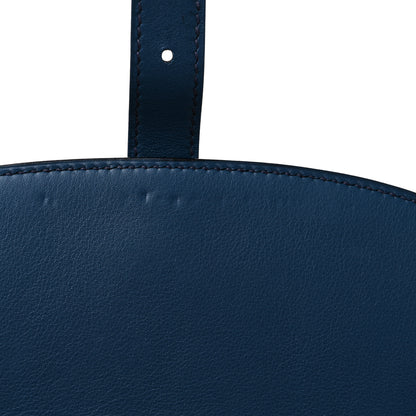Hermes Swift Wicker Picnic Fishing Bag Bleu de Prusse 9 of 12