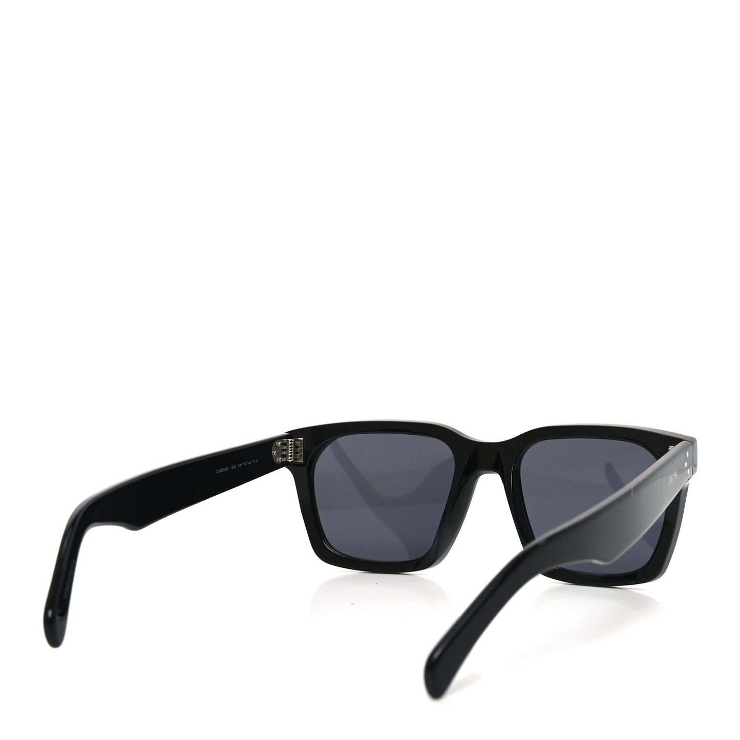 Acetate Polarized Square Sunglasses CL40248I Black