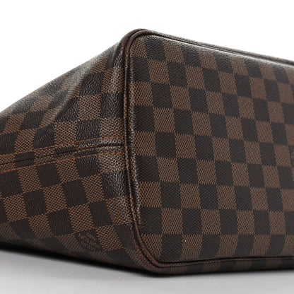 Louis Vuitton Damier Ebene Neo Neverfull MM Rose Ballerine 8 of 11