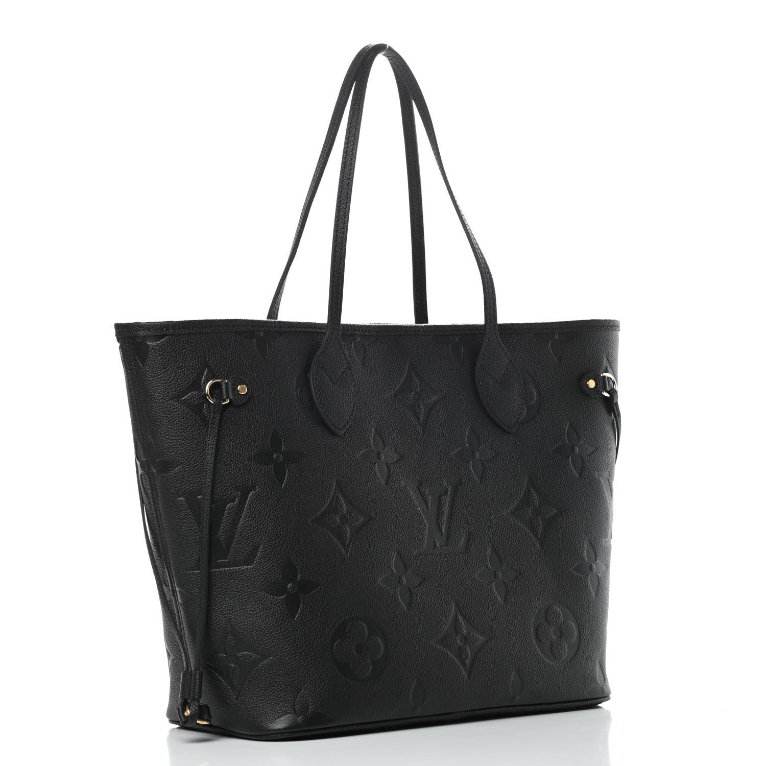 Louis Vuitton Empreinte Monogram Giant Neverfull MM Black 3 of 11