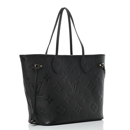 Louis Vuitton Empreinte Monogram Giant Neverfull MM Black 3 of 11