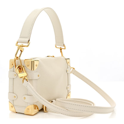 Louis Vuitton Calfskin Side Trunk PM Chalk 5 of 19