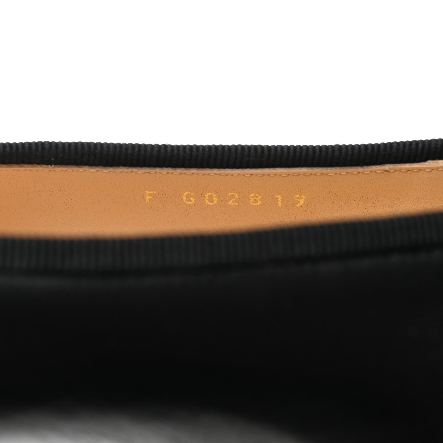Lambskin Patent CC Cap Toe Ballerina Flats 36 Black