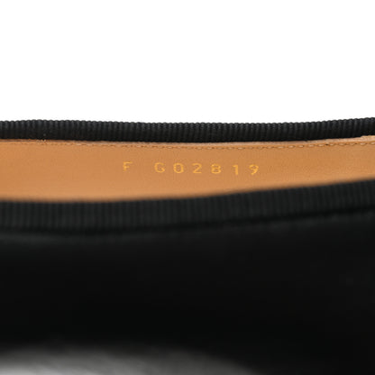 Chanel Lambskin Patent CC Cap Toe Ballerina Flats 36 Black 7 of 8