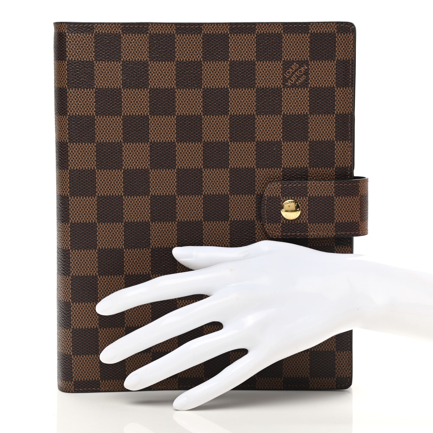 Louis Vuitton Damier Ebene Large Ring Agenda Cover 2 of 7
