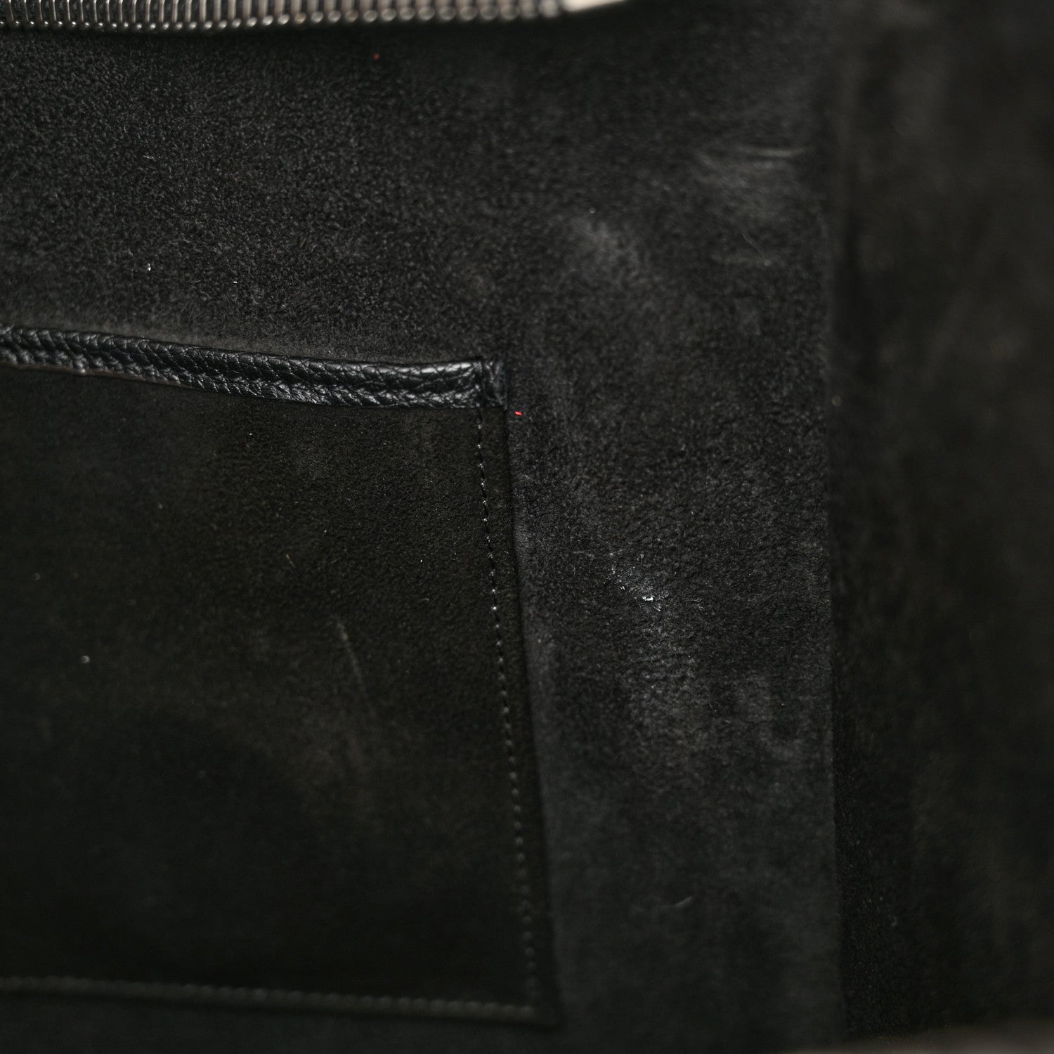 Celine Drummed Calfskin Mini Luggage Black 13 of 13