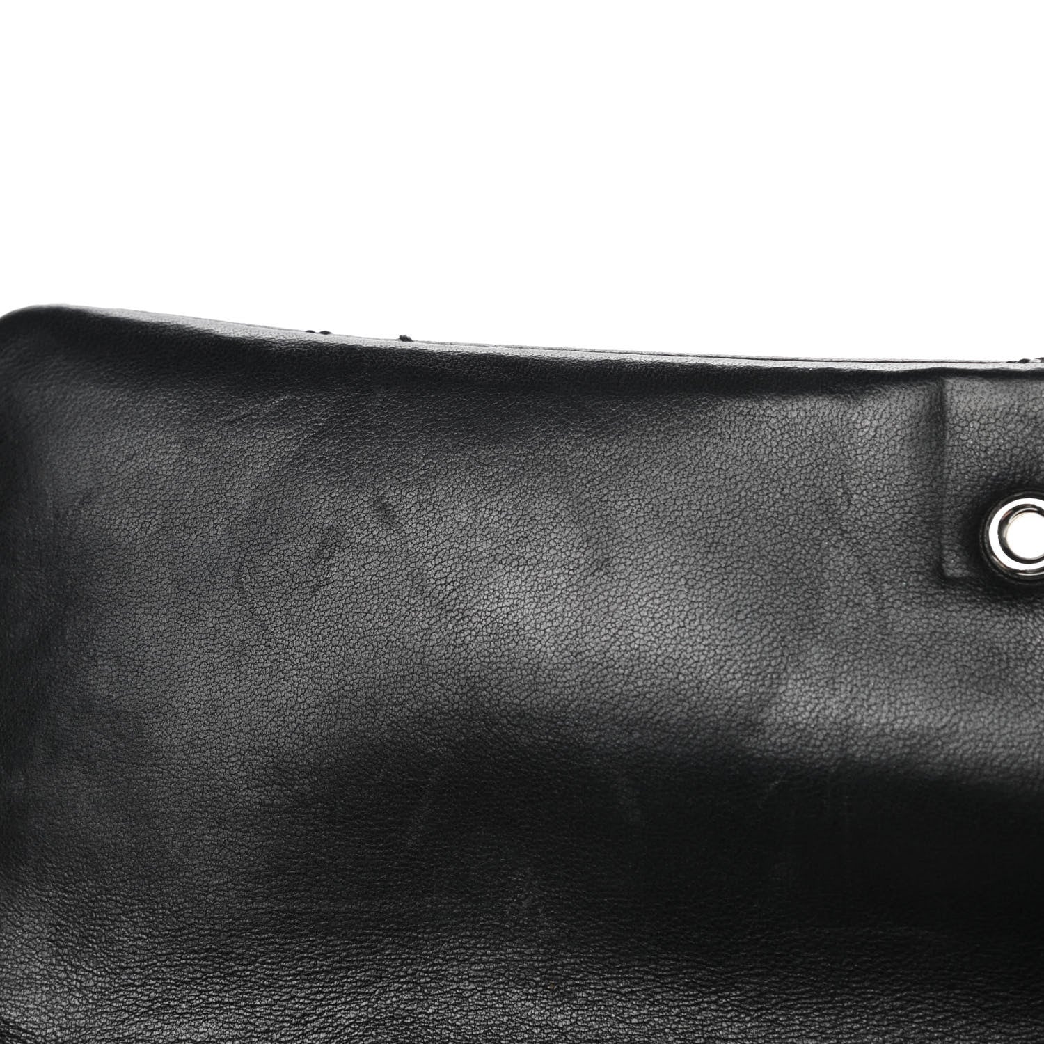 Chanel Lambskin Diamond Stitched CC East West Flap Black 13 of 16