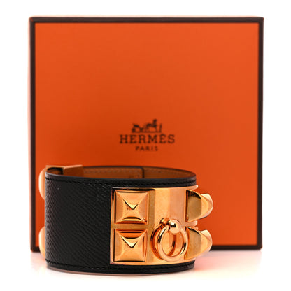 Hermes Epsom Collier de Chien CDC Bracelet L Black 7 of 7