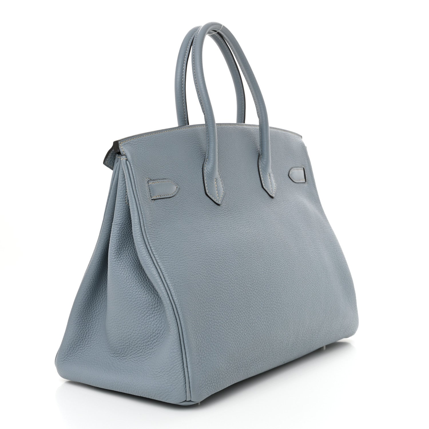 Hermes Togo BIRKIN 35 Bleu Lin 3 of 13