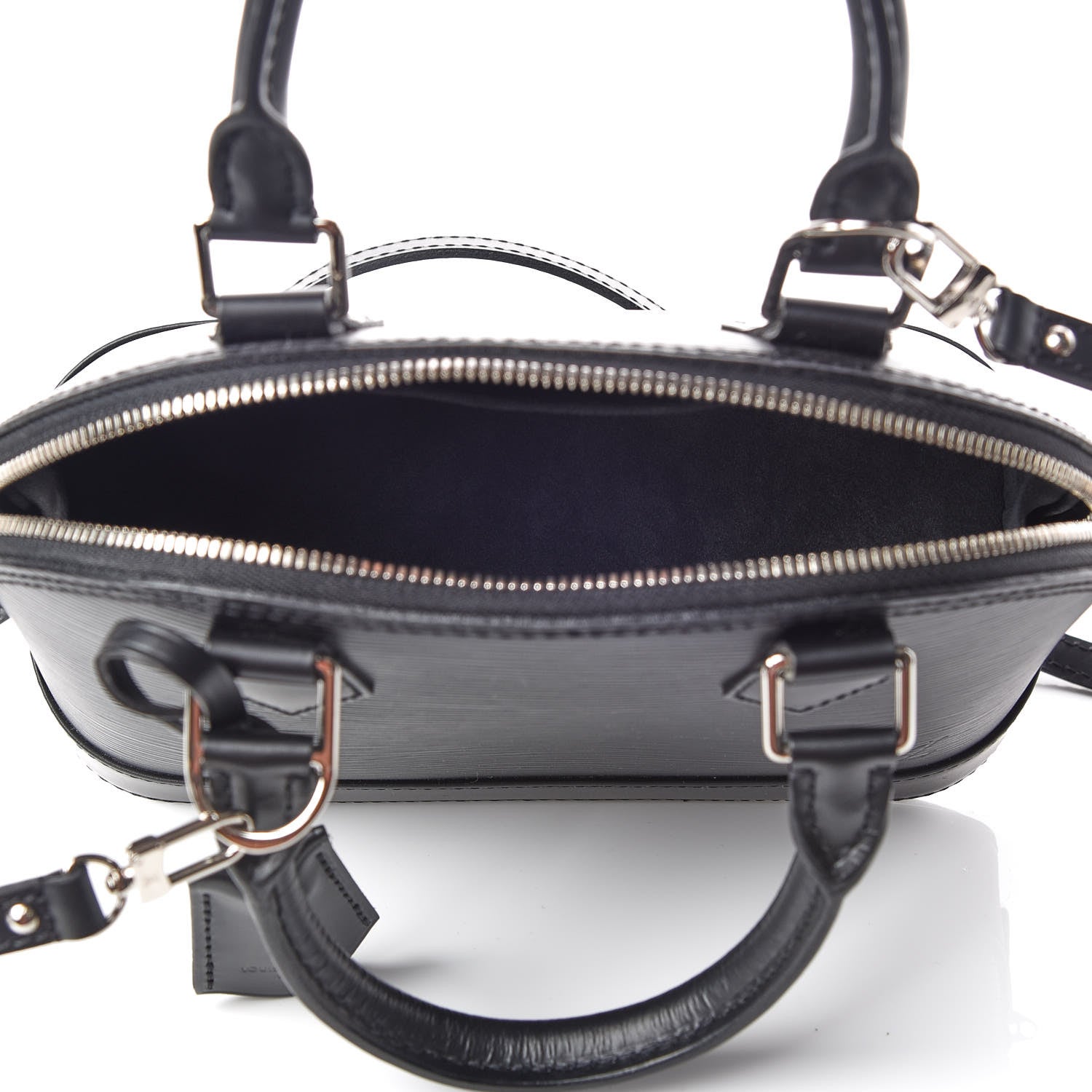 Louis Vuitton Epi Alma BB Black 7 of 9
