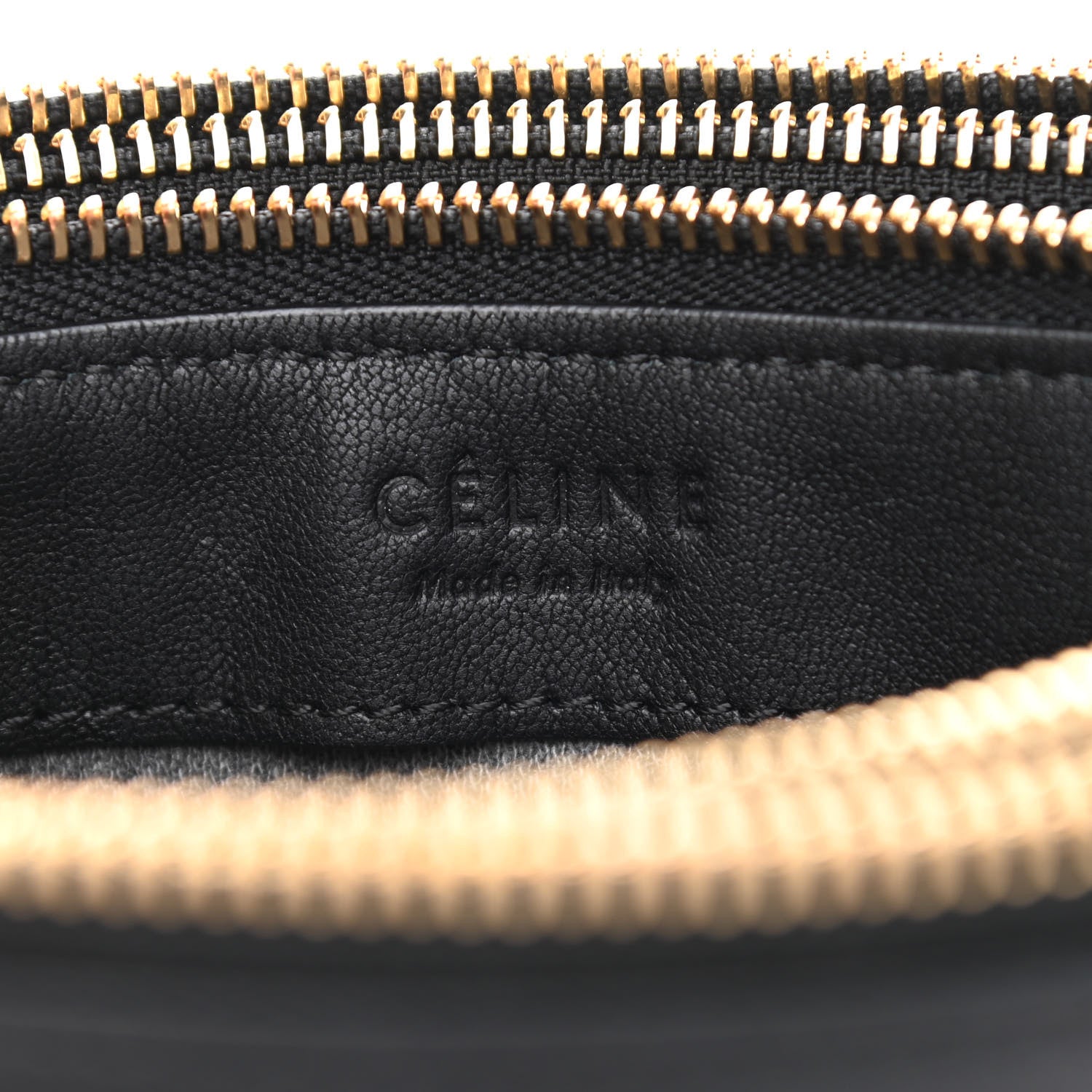 Celine Lambskin Small Trio Crossbody Bag Black 8 of 11
