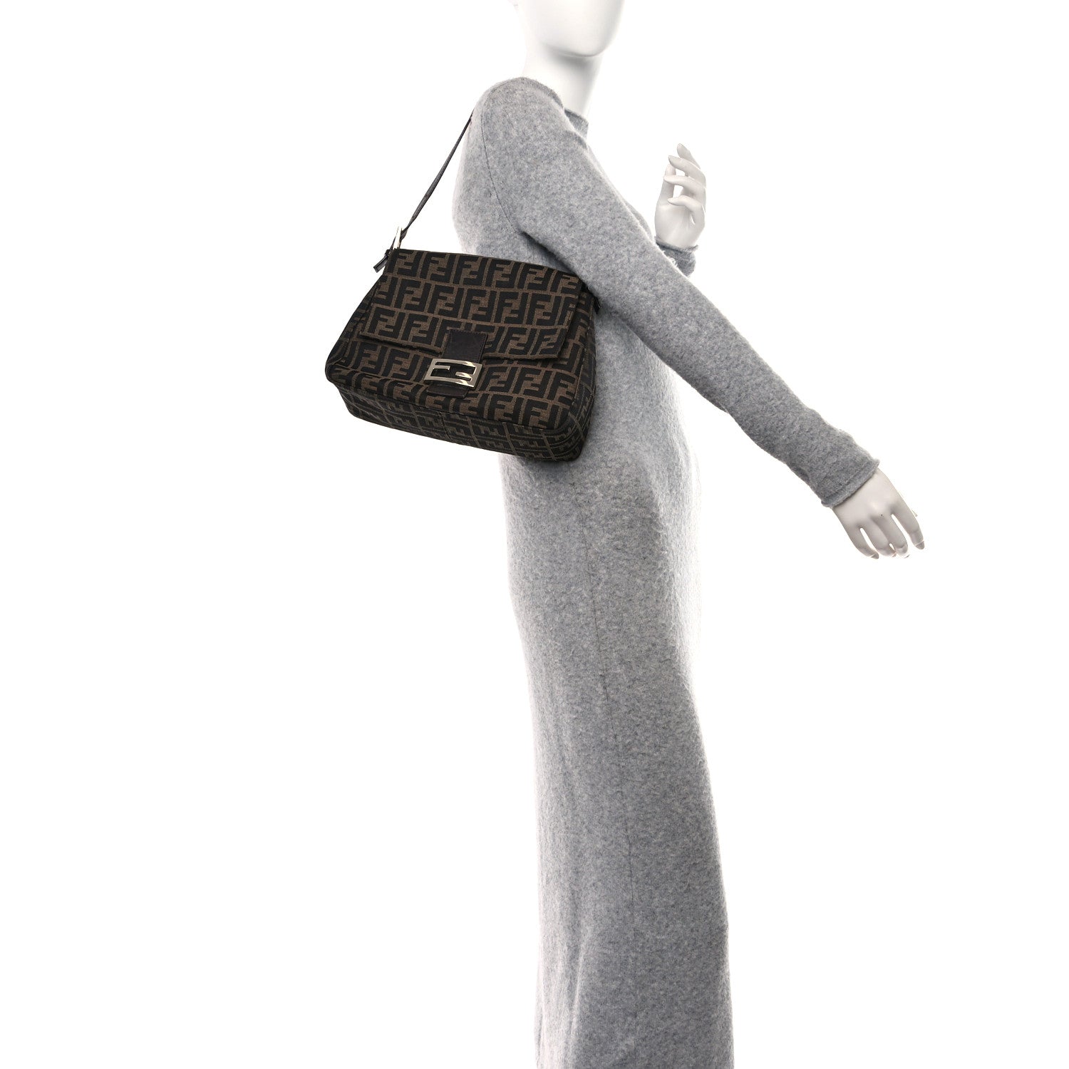 Fendi Zucca Mama Baguette Tobacco 2 of 12